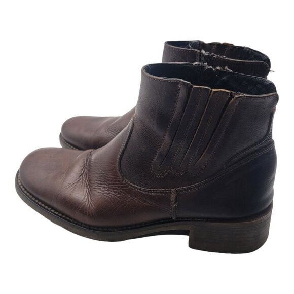 Bullboxer Shoes Men Size 8 Brown Leather Boots Casual Party Outdoors Western main image 7